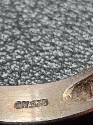 Damennring 925 Sterlingsilber bicolor, teilvergoldet Bild 2
