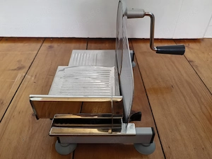 GRAEF Vintage Brotschneidemaschine Nirosta Edelstahl 1970er Jahre Bild 4