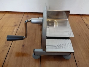 GRAEF Vintage Brotschneidemaschine Nirosta Edelstahl 1970er Jahre Bild 3