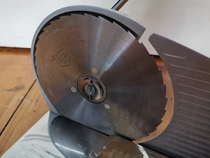 GRAEF Vintage Brotschneidemaschine Nirosta Edelstahl 1970er Jahre Bild 5