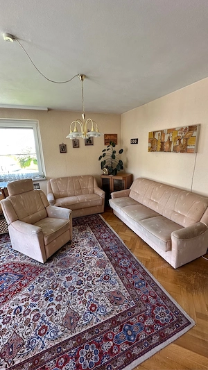 Couchgarnitur mit Federkern   3-Sitzer, 2-Sitzer & Sessel