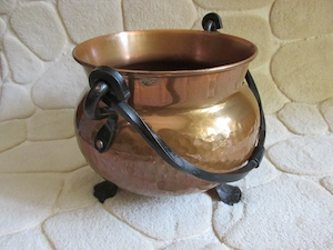 Kupferkessel - Hexenkessel Mittelalter Deko