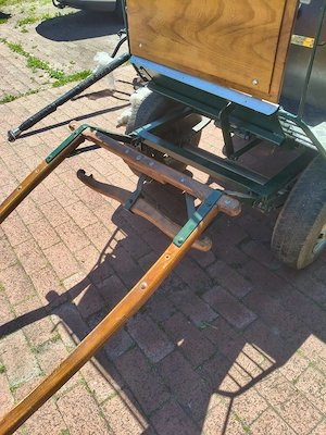 Wagonette (gebremst) für Shetty  Shetland o. kl. Pony - komplett aufgearbeitet - sofort fahrbereit Bild 5