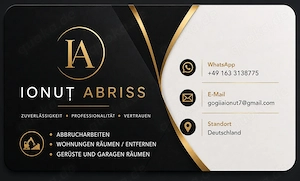 Ich führe Abbrucharbeiten in Wohnungen kostenlos, günstig und schnell durch.