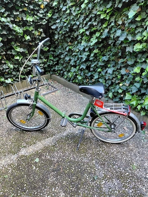 Klapprad grün älteres Modell