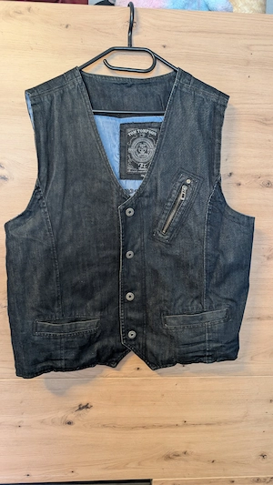 Herren Tom Thompson Jeans Weste 