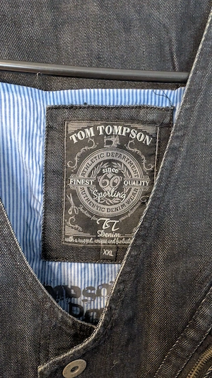 Herren Tom Thompson Jeans Weste  Bild 2