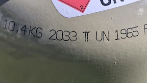 Gasflasche Propan 11 kg 