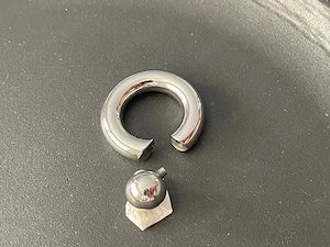 PA Piercing, Basic Screw in Ball Ring der Steel Basicline 
