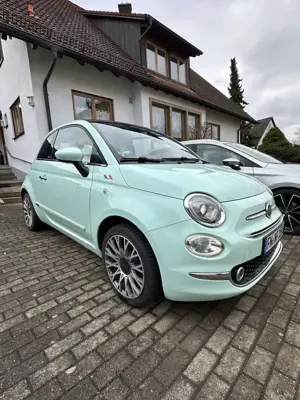 Fiat 500C 500C 1.2 8V Lounge/Cabrio/Service+TÜV neu/mintgrün Bild 2