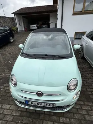 Fiat 500C 500C 1.2 8V Lounge/Cabrio/Service+TÜV neu/mintgrün Bild 3