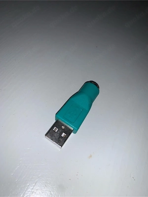 USB auf PS 2 Adapter & Konverter 6-polig Grün für Maus Tastatur Bild 2