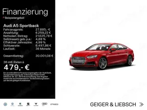 Audi A5 2,0 TFSI quattro S-Line+Matrix+ACC