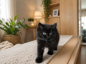 Eine wunderschöne Perserkatze. 
