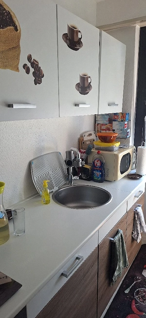 Küche mit Geschirrspülmaschine 