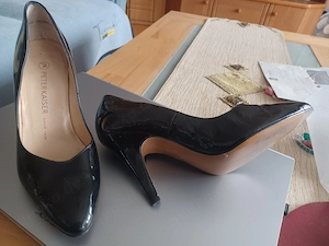 Schwarze Lackleder-Pumps von Peter Kaiser. Gr. 5 1 2. Einwandfreier Zustand
