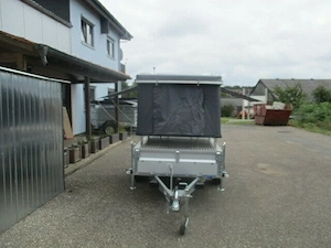 Campinganhänger mit Alu-Deckel und Dachzelt, gebremst NEU   Bild 5