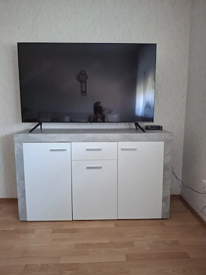 Sideboard Schrank weiß grau