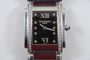 Patek Philippe Twenty-4 Armbanduhr mit Brillanten zus. ca. 0,8ct