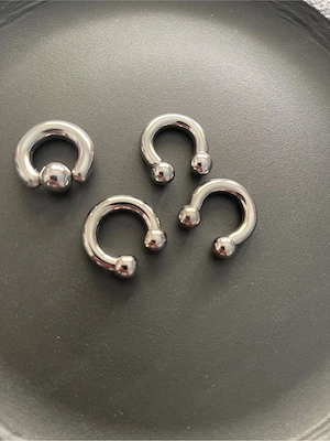 Prince Albert, diverse Piercings 4 5 6 mm Ringstärke, Hufeisen. 