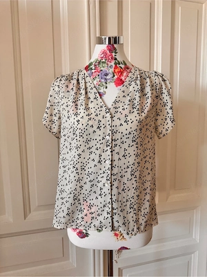Süße Pünktchen Bluse, 38