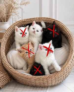 Britisch kurtzhaar Kitten