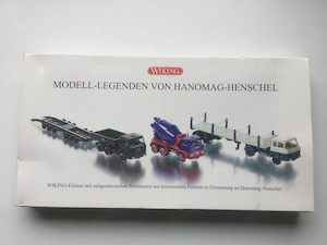 Wiking Modellauto Set Modell Legenden von Hanomag Henschel 