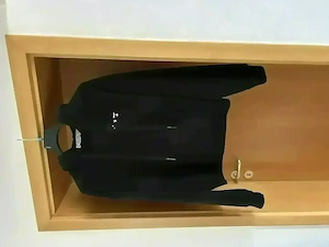 hoodie off white, schwarz, Größe M