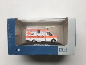 Rietze 1:87 Modell VW Crafter RTW DRK Osnabrück 