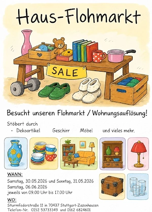 Hausflohmarkt am 30.+31.5 Bild 5