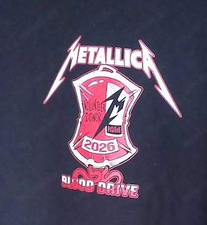 Metallica 2026 Blood Drive T-Shirt, XXL