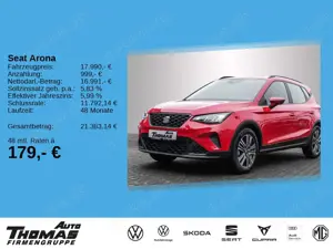 SEAT Arona Style Edition 1.0 TSI LED+PDC