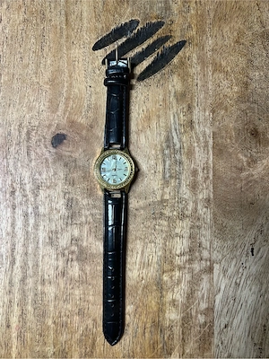 ET Eurotops Uhr Schwarz Gold