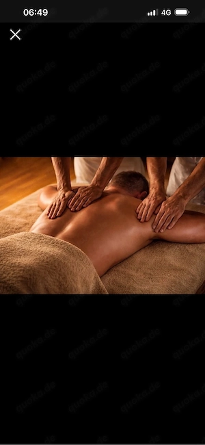 Errotische Massage m-m-w. 6 Hände-Massage