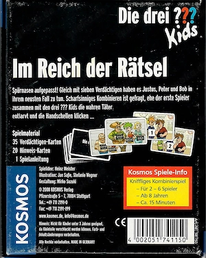 Kartenspiel Die drei ??? Fragezeichen Kids - Im Reich der Rätsel Bild 2