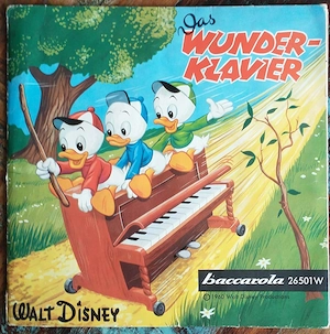 RAR - Disney Schallplattenbuch Donald Duck 1960 + Original Single