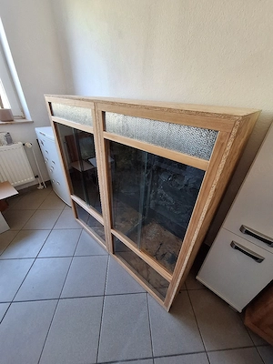 120x60x120 Terrarium mit 3D-Rückwand & Epoxy Versiegelung Bild 5