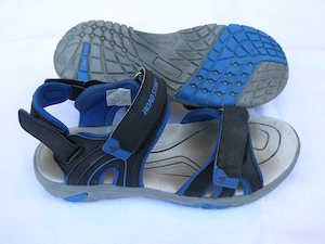 Road Star Trekking Sandalen Gr. 40 Schwarz-Blau Wandersandalen