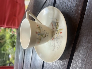 Expressotassen Vintage und Dessertteller