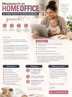 Nebenjob (Homeoffice) ohne Anmeldung & bequem von zuhause | Minijob ab sofort | Homeoffice 