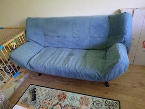 Schlafsofa   Couch mit Schlaffunktion   deutlich gebraucht