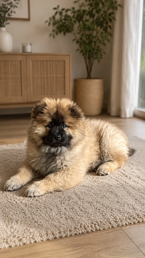Chow-Chow Weibchen, 4 Monate alt, sucht ein liebevolles Zuhause