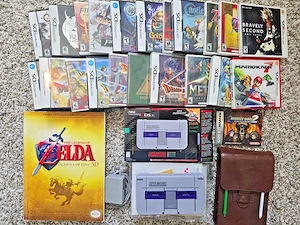 New Nintendo 3DS XL SNES Edition Grau Konsole OVP 23 Spiele Castlevania Zelda++