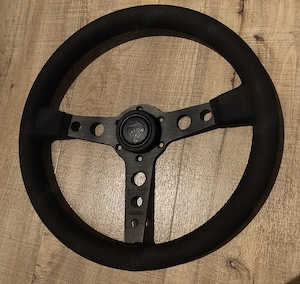 MOMO Prototipo Sportlenkrad 350mm Black Edition VW Golf 1 Golf 2 Golf 3 Mercedes Audi