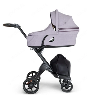 Stokke Xplory Carry Cot Brushed Lilac Babywanne& Dach    NEU   