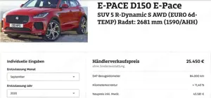 Jaguar E-Pace E-Pace D150 AWD Aut. R-Dynamic S