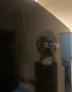 Telefunken Kühlschrank mit Gefrierfach in Schwarz.