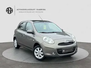 Nissan Micra Tekna*Panorama*LederBraun*PDC Vo+Hi*Navi*