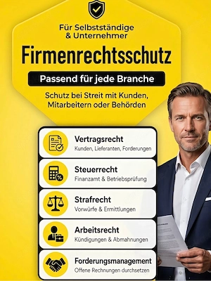 Firmenrechtsschutz für Selbstständige & Unternehmer