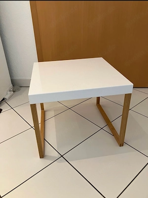 2 Nachttische von Habitat, weiß Lack Holz